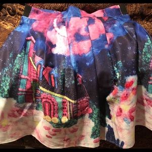 Multiprint skirt